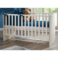 BABYBETT Lavea 70 x 140 cm höhenverstellbar - Weiß, Holzwerkstoff (70/140cm) - arthur berndt
