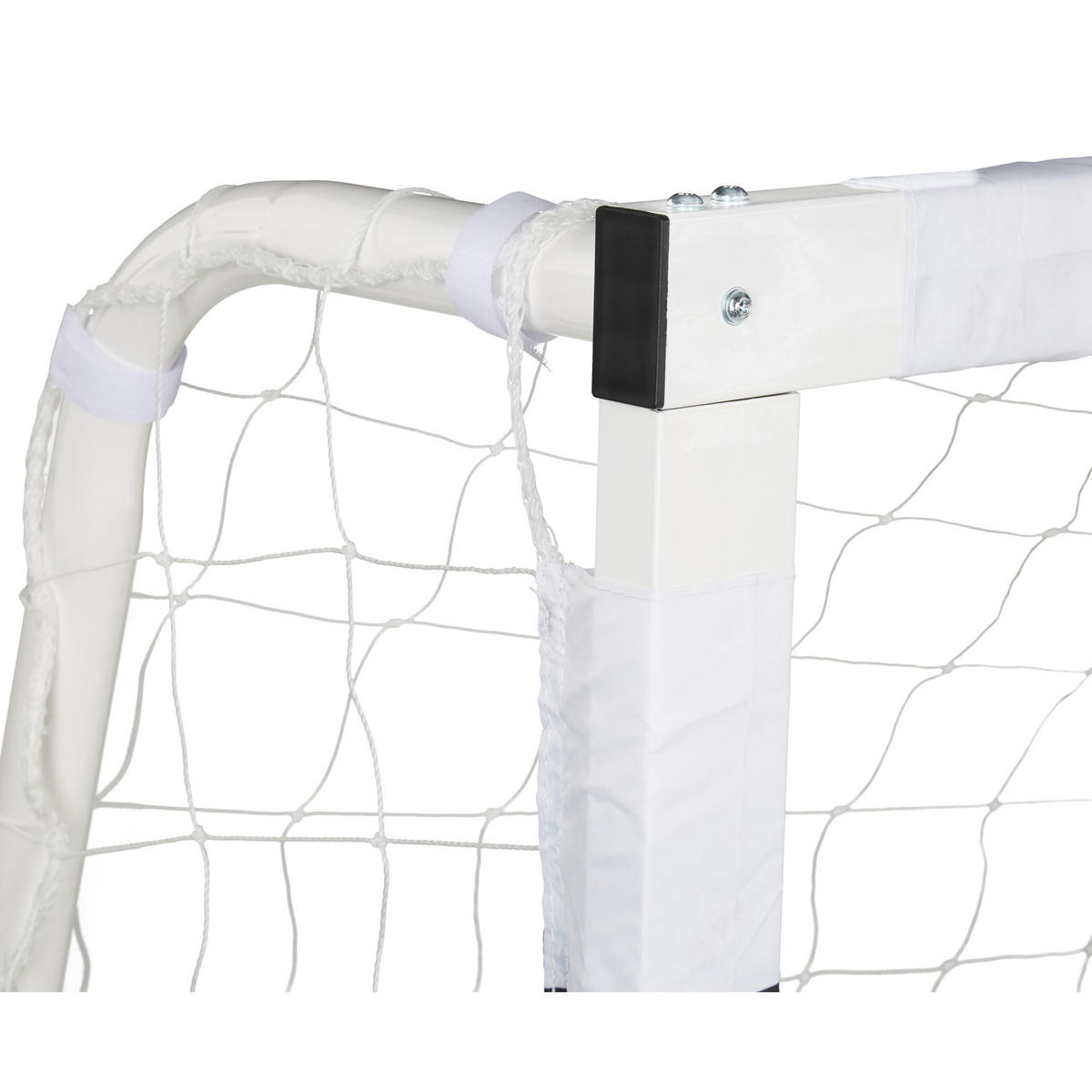 FUSSBALLTOR - Weiß, Kunststoff/Textil (300/90cm) - Relaxdays