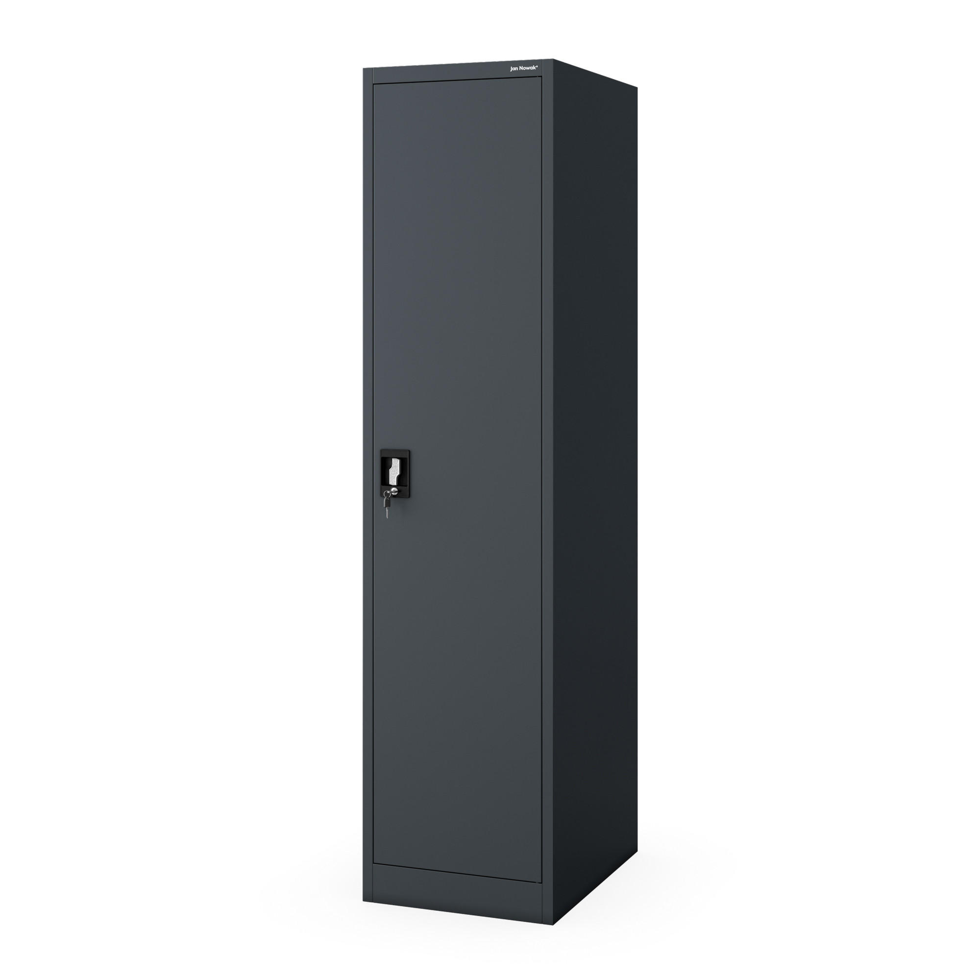 AKTENSCHRANK ALEX D600 - Anthrazit, Metall (45/185/60cm) - Jan Nowak