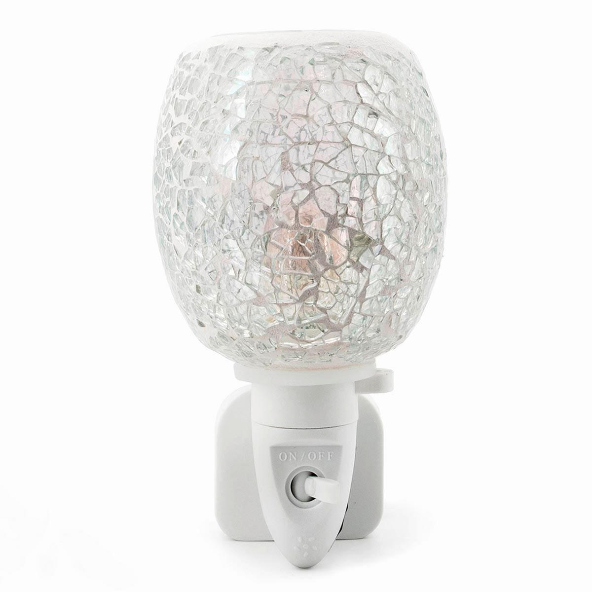 CANDLE Brothers Duftlampe - Weiß, Glas/Kunststoff (8/15/8cm)