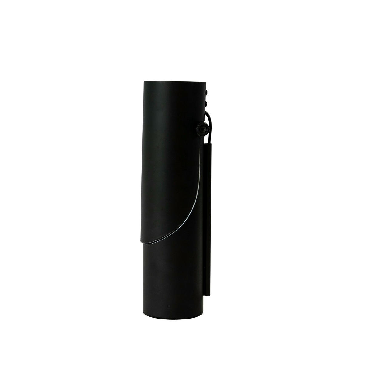 TISCHLEUCHTE aus schwarzem und weißem Stahl 8/20/34 cm - Schwarz/Weiß, Metall (20/8/34cm) - The Lumine