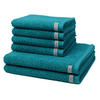 FROTTIERSET Smart 6-teilig - Grün, Textil (50/100cm) - Ross