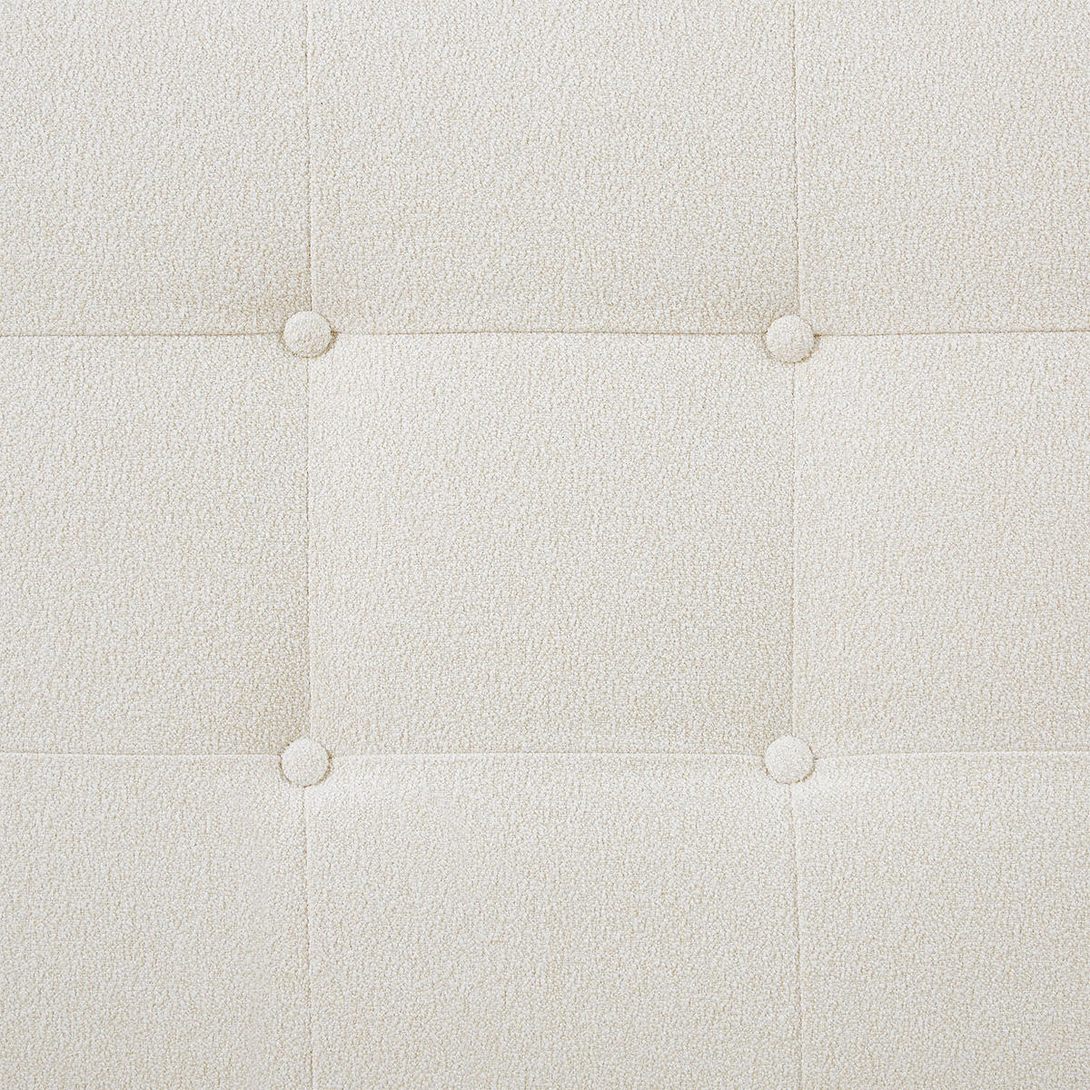 POLSTERBETT Bouclé mit Matratze 140/200 cm in Beige - Beige, Textil (140/200cm) - Homestyle4u