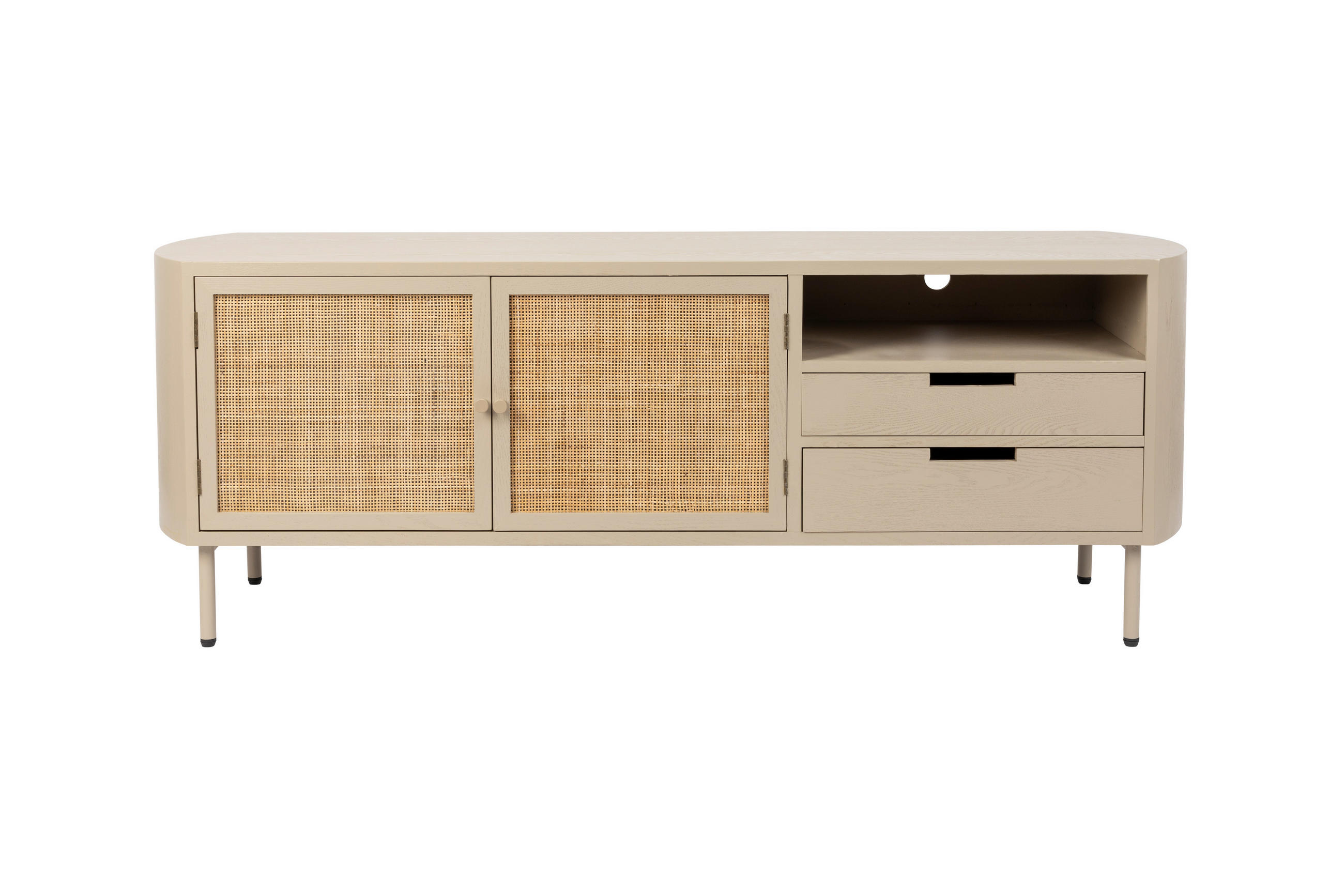 BEISTELLTISCH Amaya - Beige - 38/150/55 cm - Beige, Holz (38/150/55cm)