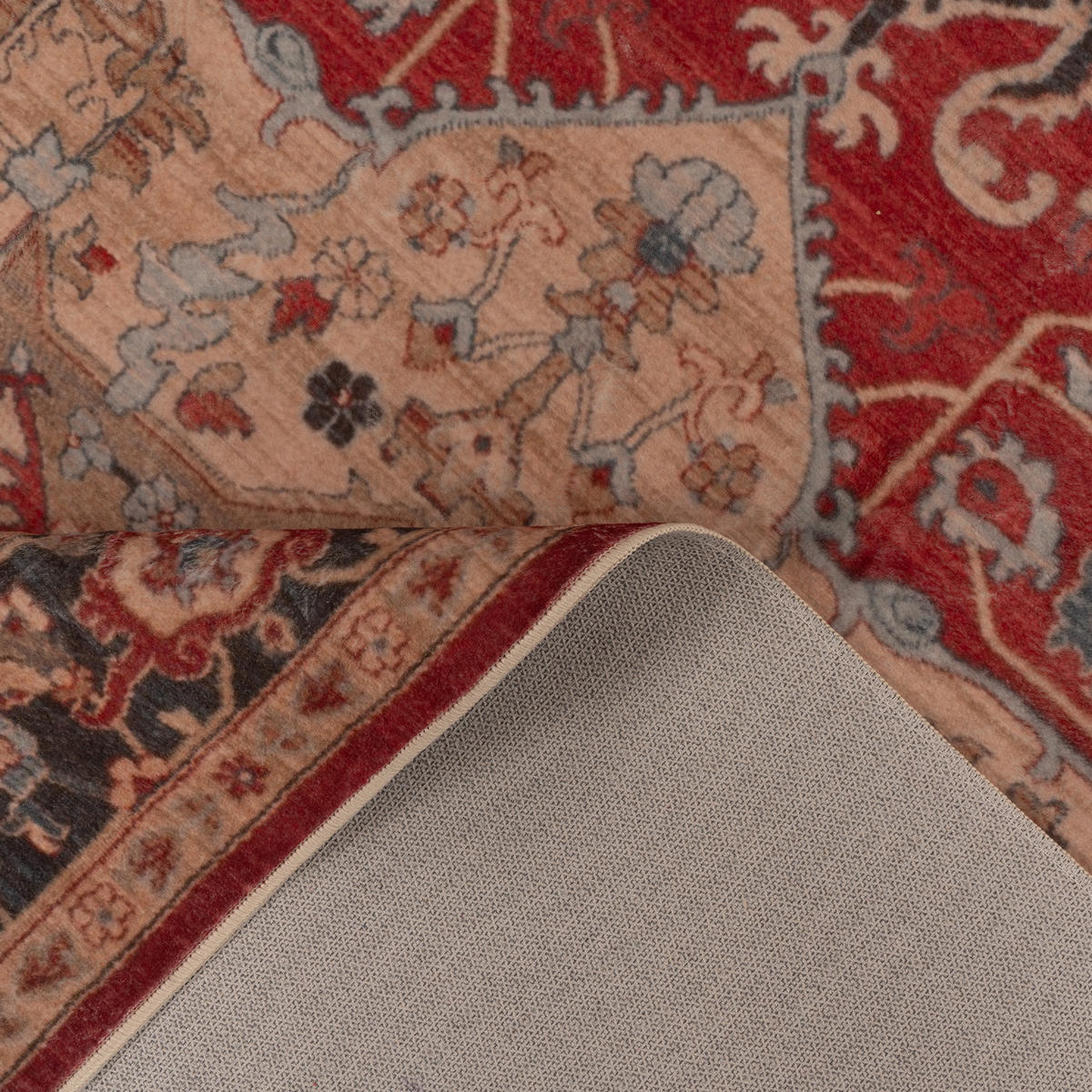 KURZFLORTEPPICH 120/160 cm Semer 423 - Rot, Textil (120/160cm) - Paco Home