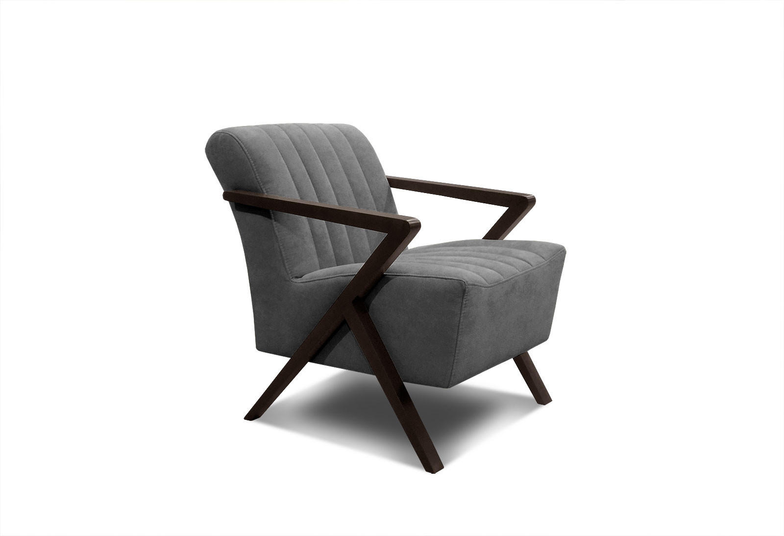 SESSEL LEBRON, grau - Grau, Holzwerkstoff/Textil (65/82/79cm) - Courtois Laville