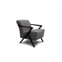 SESSEL LEBRON, grau - Grau, Holzwerkstoff/Textil (65/82/79cm) - Courtois Laville
