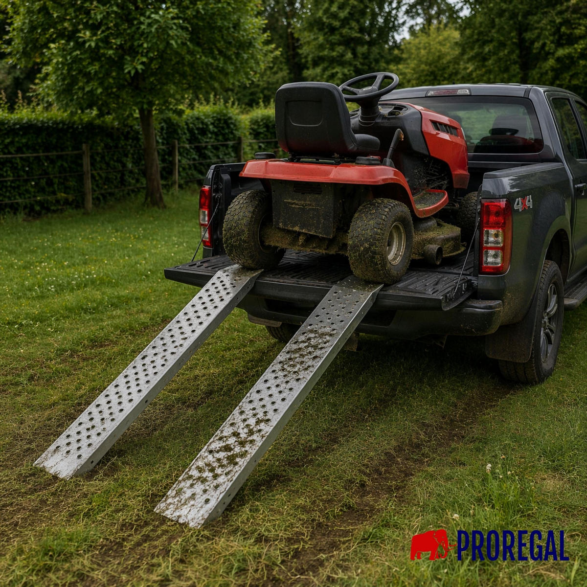 AUFFAHRRAMPE 2er Set Titan 160cm - Silberfarben, Metall (22.5/160/4.5cm) - PROREGAL