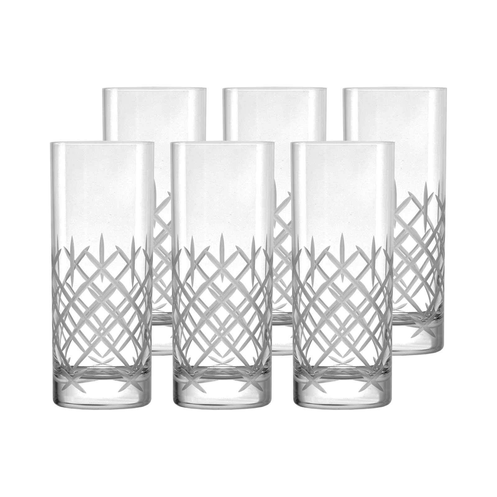 LONGDRINKBECHER New York Bar Club transparent 405 ml 6er Set - Transparent, Glas (0.405L) - Stölzle Lausitz