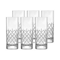 LONGDRINKBECHER New York Bar Club transparent 405 ml 6er Set - Transparent, Glas (0.405L) - Stölzle Lausitz