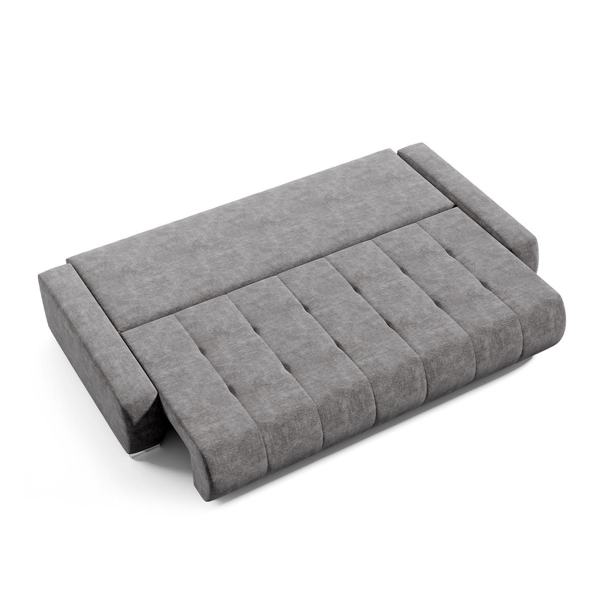 SCHLAFSOFA Jonas 3 Sitzplätze Grau - Grau, Holzwerkstoff (240/85/110cm) - Petits-meubles