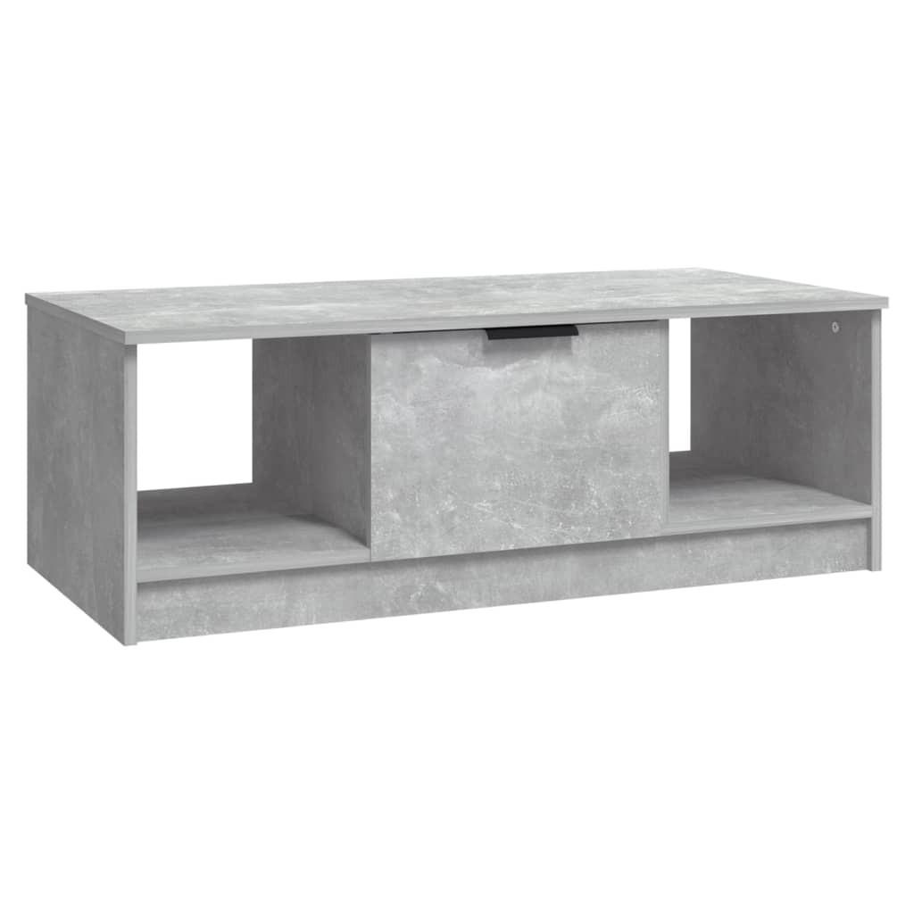 COUCHTISCH Betongrau 102x50x36 cm Holzwerkstoff - Grau, Holzwerkstoff (102/50/36cm) - furnicato