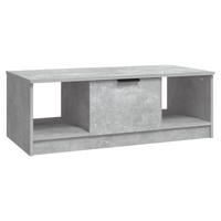 COUCHTISCH Betongrau 102x50x36 cm Holzwerkstoff - Grau, Holzwerkstoff (102/50/36cm) - furnicato