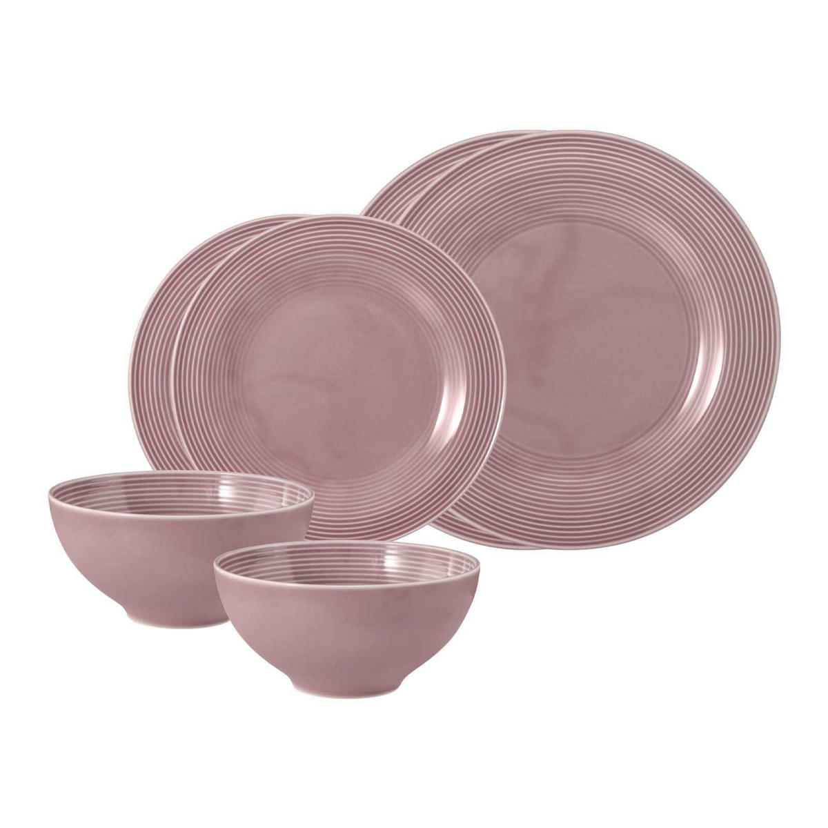 BASIC-SET Beat Color Glaze Altrosa 6er Set - Altrosa, Keramik (1/1/1cm) - Seltmann Weiden