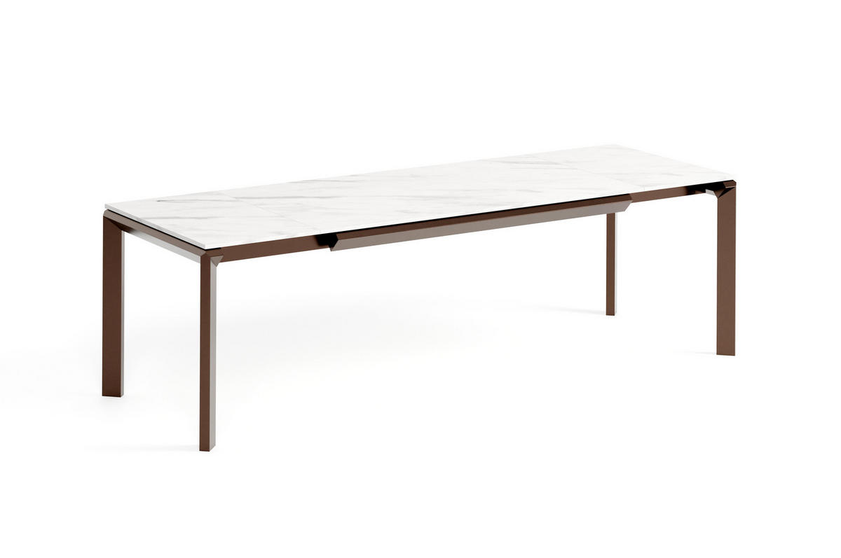ESSTISCH FADO - Multicolor/Braun, Holzwerkstoff (90/160/76cm) - Meblini