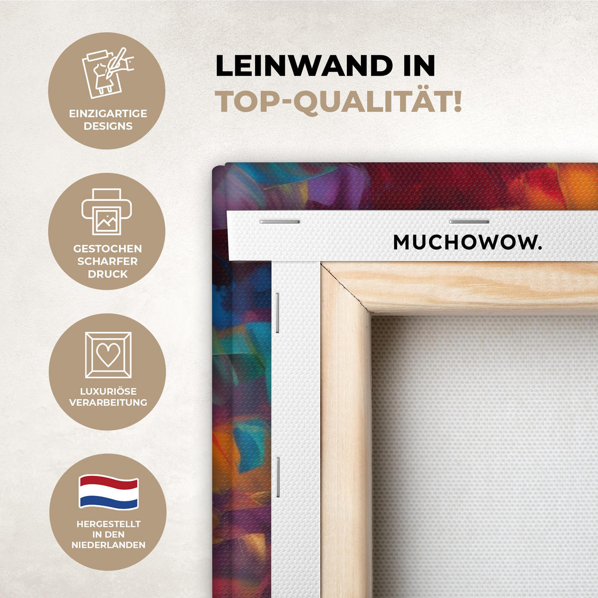 LEINWANDBILD Wein - Frau - Stimmungsvoll - Farbenfroh Gemälde 60x40 cm - Bordeaux, Textil (60/40cm) - MuchoWow