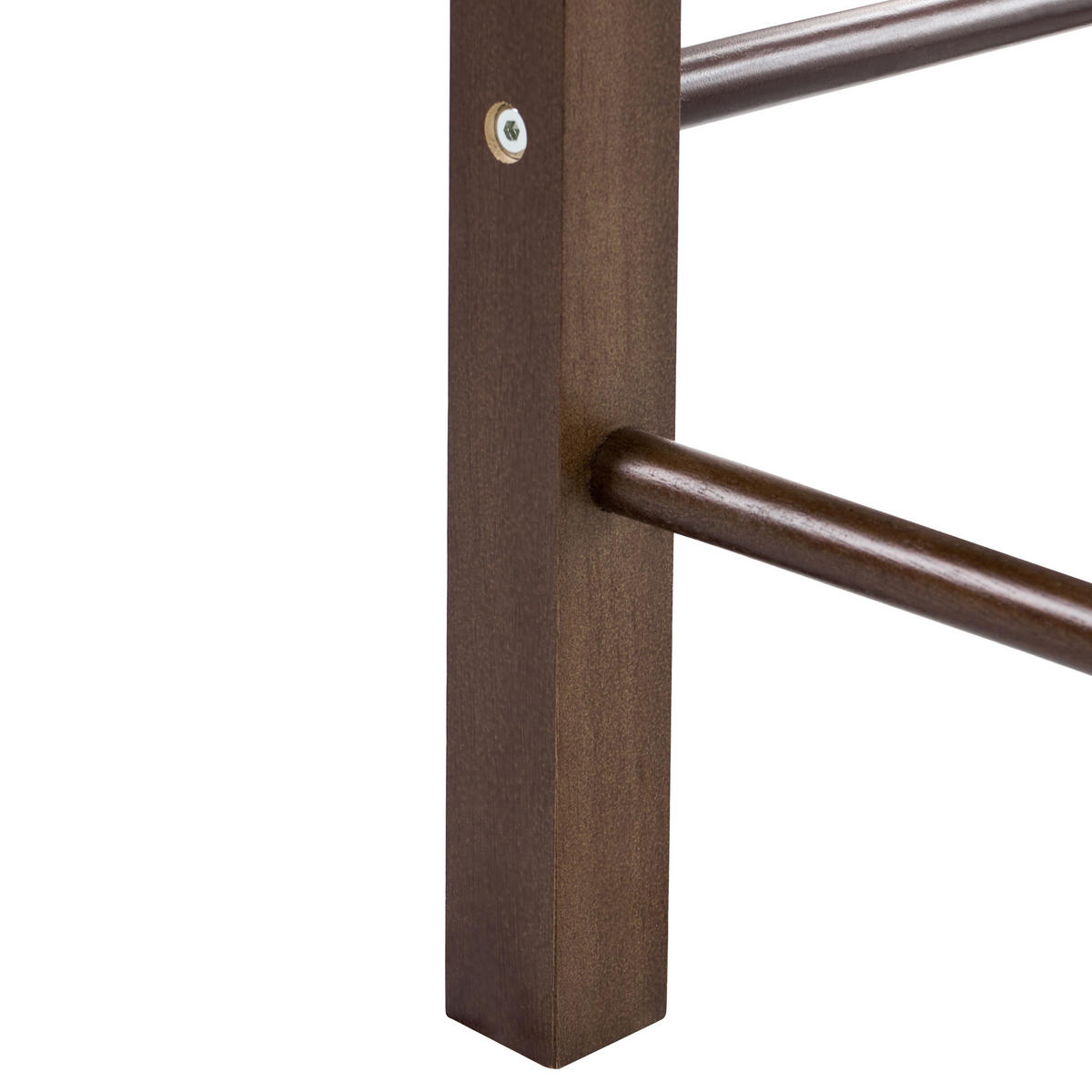 SCAUNE DE BAR set de 2 maro Embrun - bej/maro închis, lemn (35/66/35cm) - Beliani