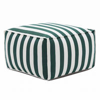 OUTDOOR Pouf Sitzsack SOFT für Garten & Terrasse, Grün - Grün, Textil (70/40/70cm) - Muffo