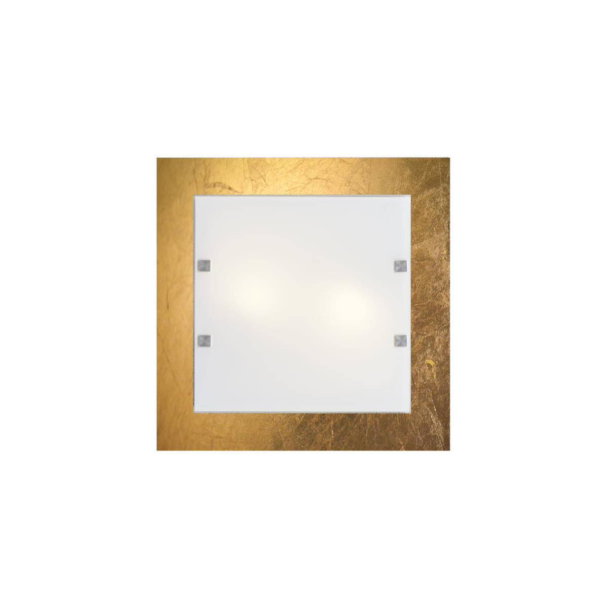 Lumicom Deckenleuchte Gold 41x6x41 cm