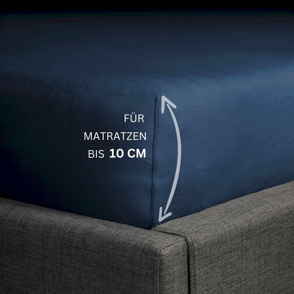 KINDERSPANNBETTLAKEN BASIC - Blau, Textil (60/120cm) - Schöner Wohnen