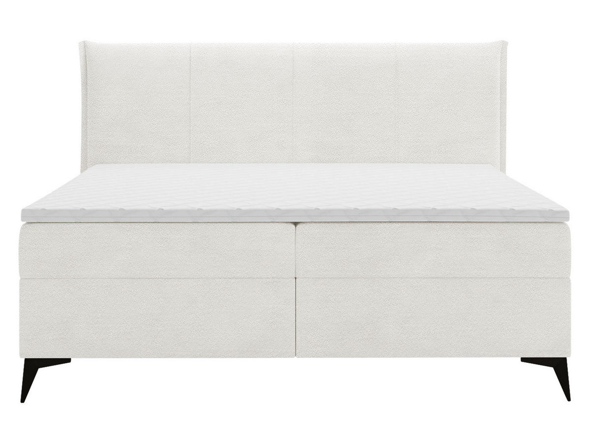 BOXBETT Eco Bis - H3 - Creme/Schwarz, Holz/Holzwerkstoff (140/200cm) - MIRJAN24