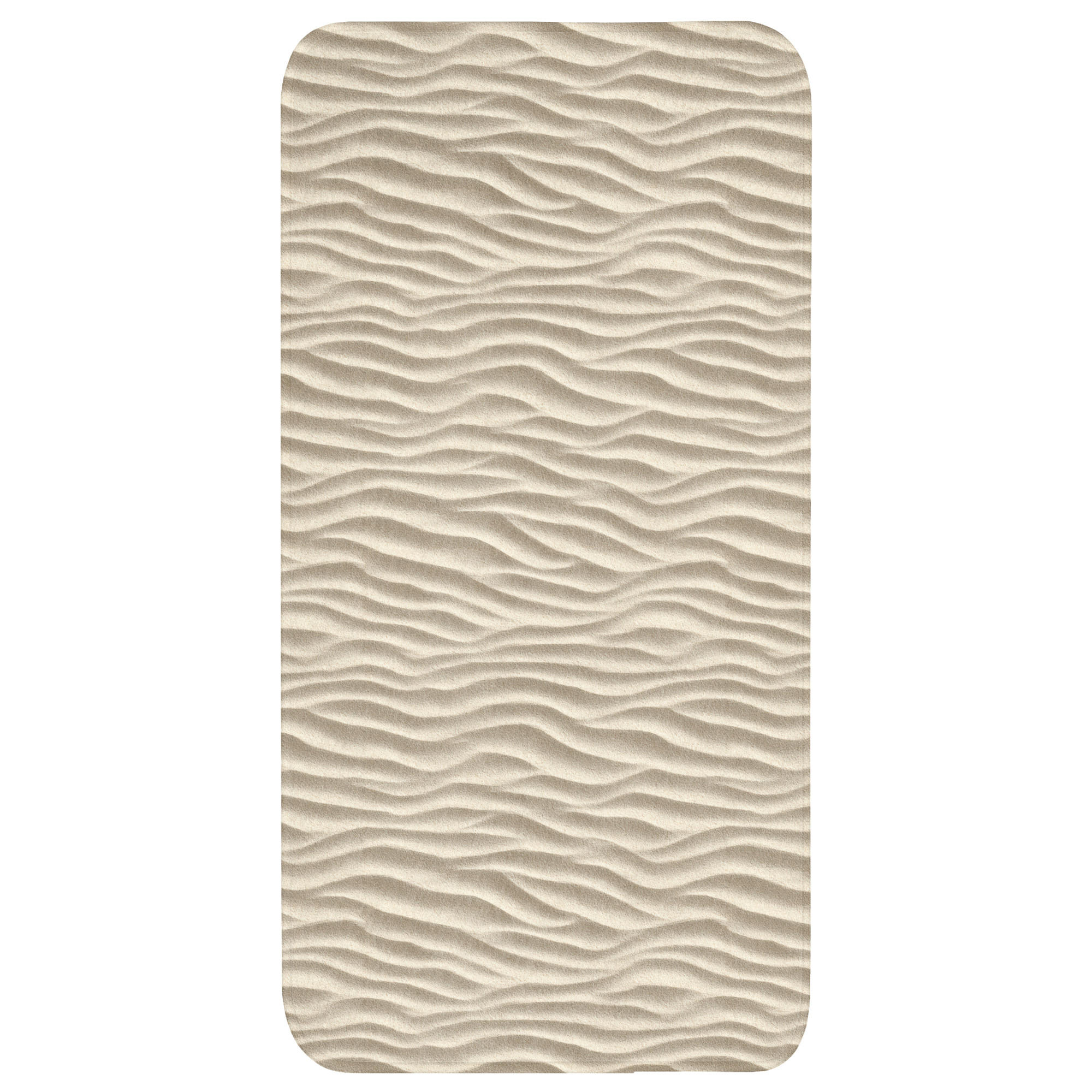 OnlyWow KOUPELNOVÁ PŘEDLOŽKA Písek - Vlny - Béžová 60x120 cm