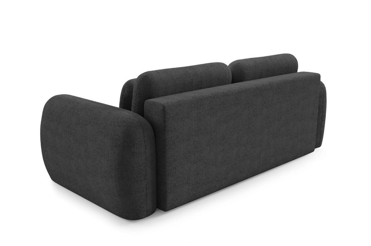 SCHLAFSOFA mit Bettkasten Premium Grau - Schwarz/Grau, Holz/Holzwerkstoff (266/95/110cm) - Furnisell