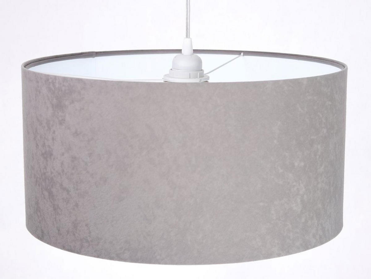 HÄNGELEUCHTE Grau 30/20 cm - Weiß/Grau, Kunststoff (30/0.45/20cm) - ONZENO