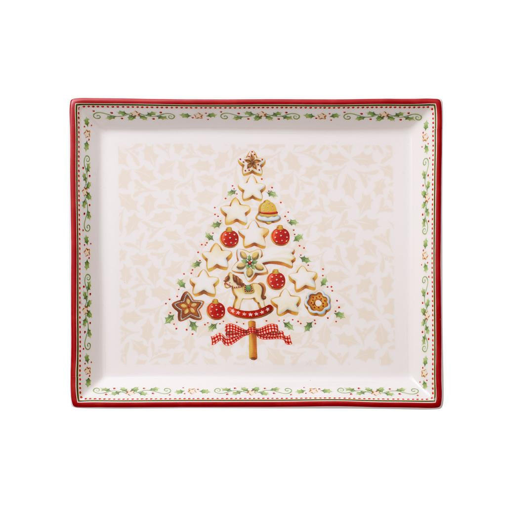 GEBÄCKPLATTE Winter Bakery Delight bunt 27,5 x 23 cm - Multicolor, Keramik (22.7/2.7/27.4cm) - Villeroy & Boch