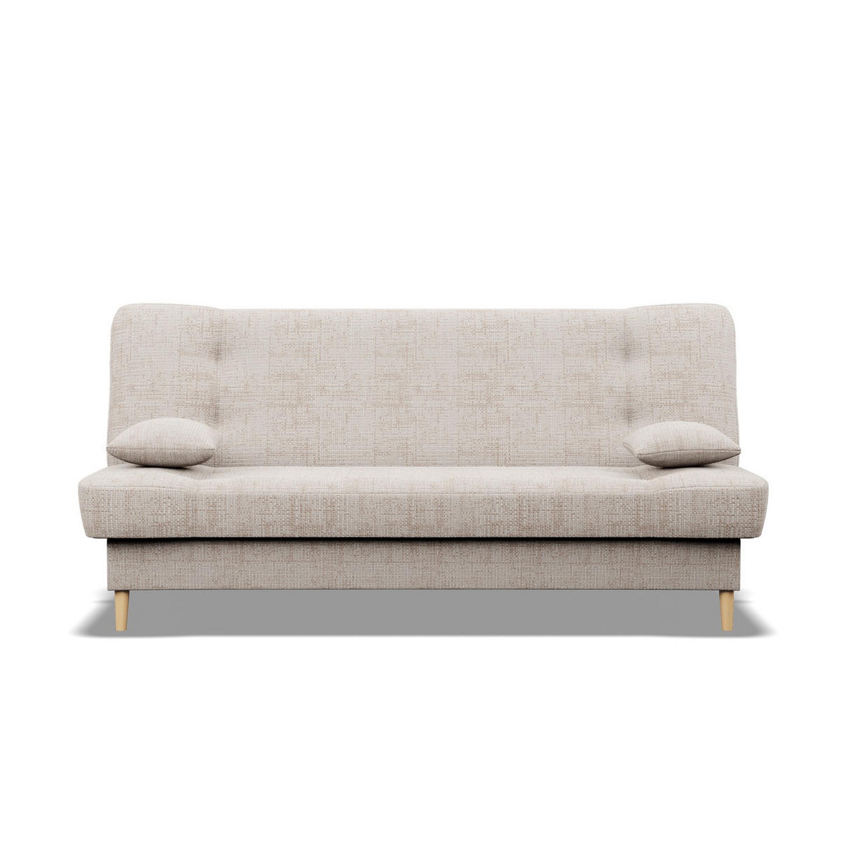 SOFA 3-SITZER MIT SCHLAFFUNKTION SAVANA Beige - Beige, Textil (93/96/200cm) - Mebligo