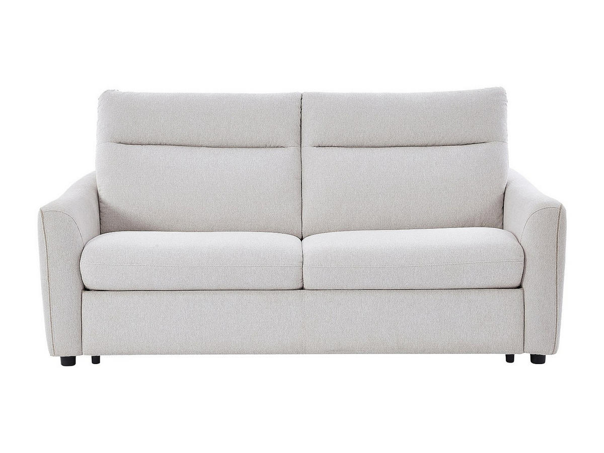 SCHLAFSOFA Express 3-Sitzer - Stoff Beige - SOVANIA - Beige, Textil (193/99/99cm) - Vente-Unique
