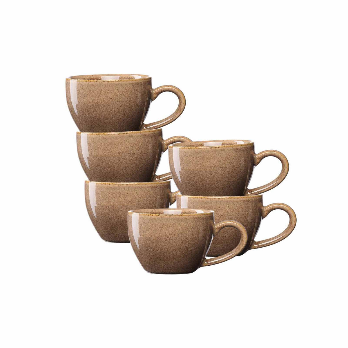 ESPRESSOTASSEN Sahara Hellbraun 100 ml 6er Set - Hellbraun, Keramik (0.1L) - Ritzenhoff Breker