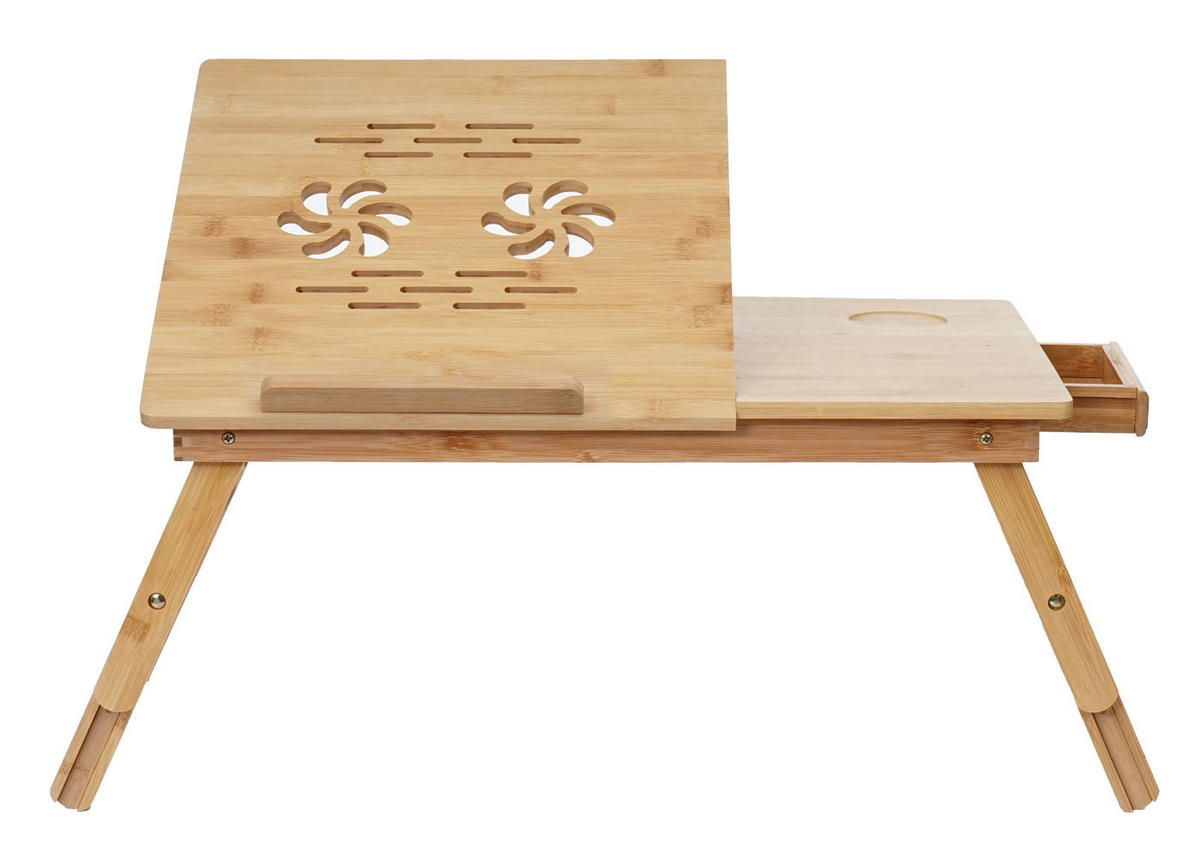 LAPTOPTISCH eckig Beige - Beige, Holz (35/55/28cm) - MCW