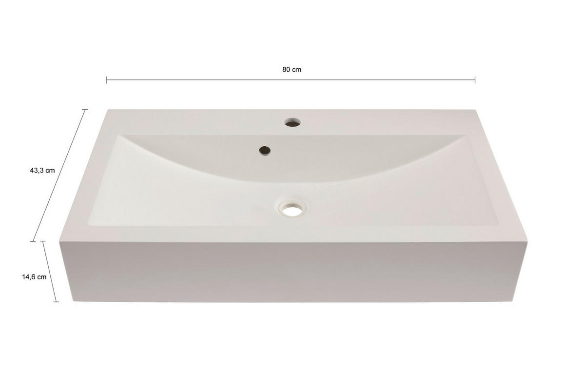 WASCHTISCHKOMBI Eiche, grau 140 cm inklusive Waschbecken, Soft-Close - Eichefarben/Schwarz, Keramik/Holzwerkstoff (140/62/48cm) - Inn.Furn