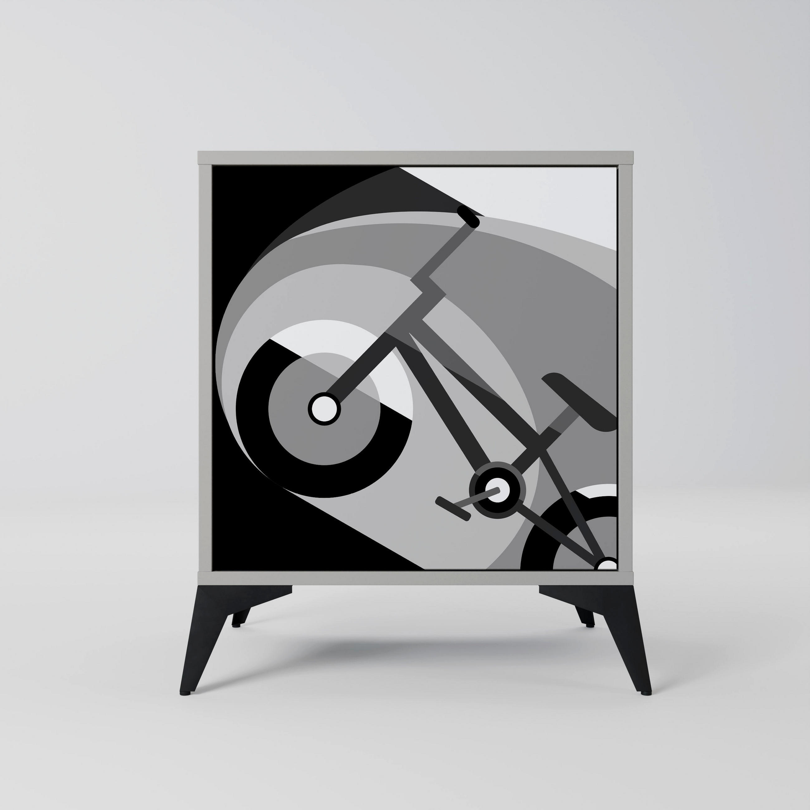 SpaceRebels Sideboard Grau 57.5x70.5x42 cm