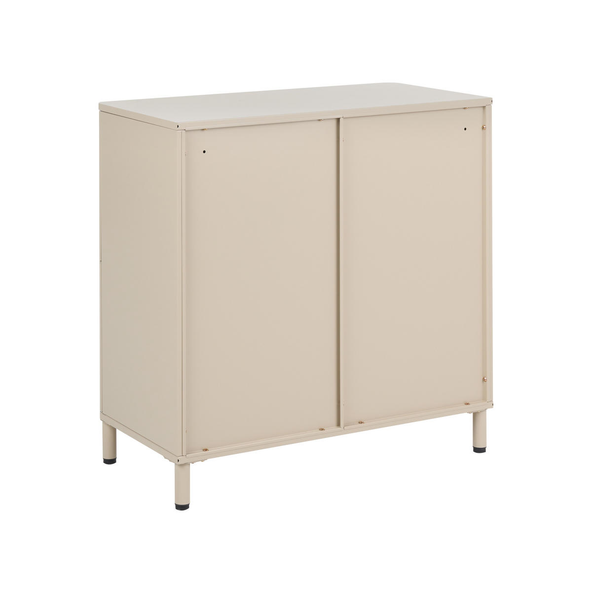 SIDEBOARD se 4 dveřmi Kov Béžový Ombura - béžová, kov (80/80/40cm) - Beliani
