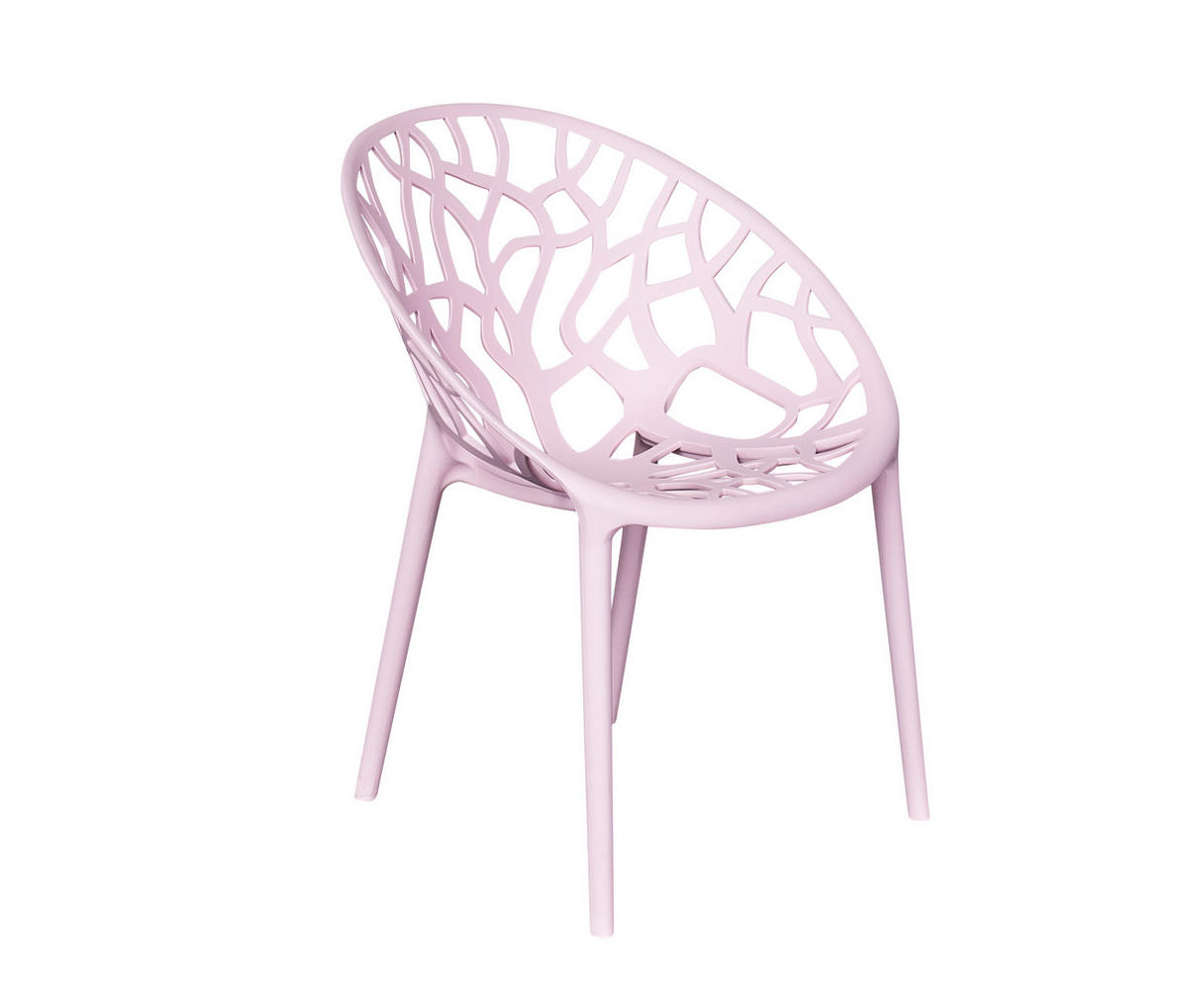 STAPELSTUHL Bilby 62x58x80 cm, Kunststoff, Rosa - Rosa, Kunststoff (58/80/62cm) - dasmöbelwerk