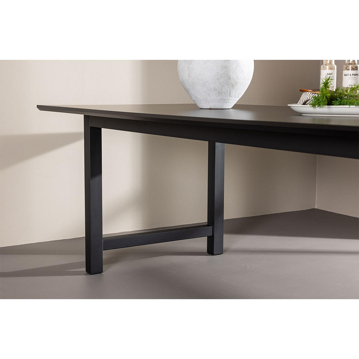 ESSTISCH Schwarz - Schwarz, Holzwerkstoff (100/220/75cm) - ebuy24