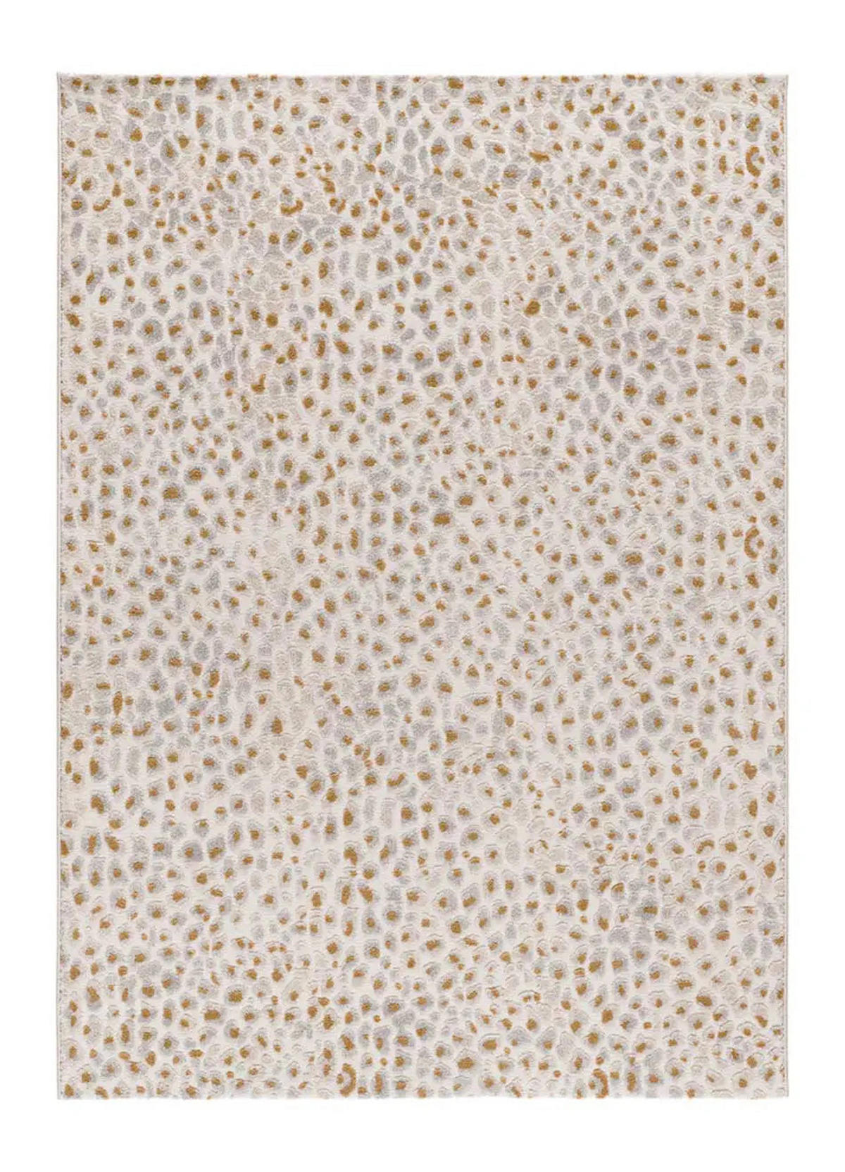 KURZFLORTEPPICH Grau / Creme Amara 160/230 cm - Hellgrau/Creme, Naturmaterialien/Textil (160/230cm) - Atticgo