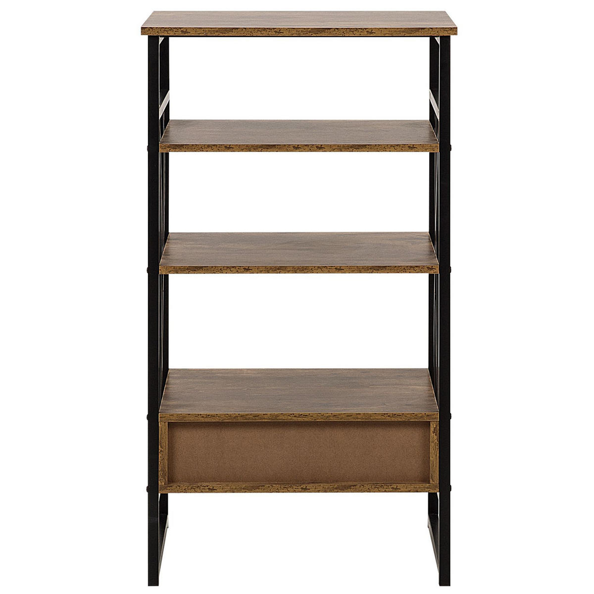 REGAL 3 Fächer Keene - Dunkelbraun, Holzwerkstoff (56/101/51cm) - Beliani
