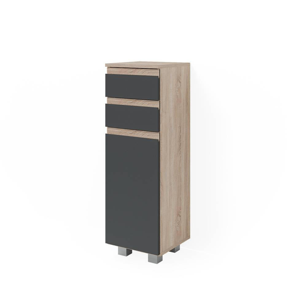 MIDISKÅP J-Shape antracit 30x95 cm 95/30/30 cm