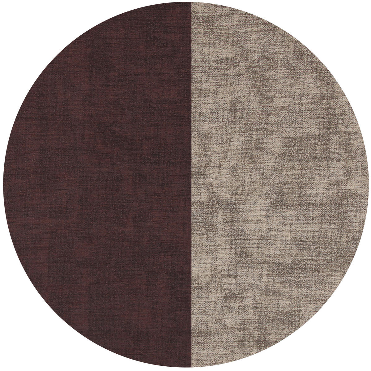TISCHSET Struktur ( 6er Set ) abwischbares Lederimitat Platzdeckchen 46x33cm - Doppelseitiges ( Braun / Beige ) Kunstleder Platzset - Braun, Kunststoff (33/46cm) - Bestlivings