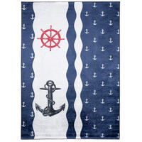 TEPPICH EMMA Blau 160/230 cm - Blau, Kunststoff (160/230cm) - Tapiso