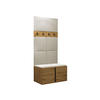 GARDEROBEN-SET Orion IV - Beige/Eiche Artisan, Holzwerkstoff/Kunststoff (84/186/46cm) - MIRJAN24