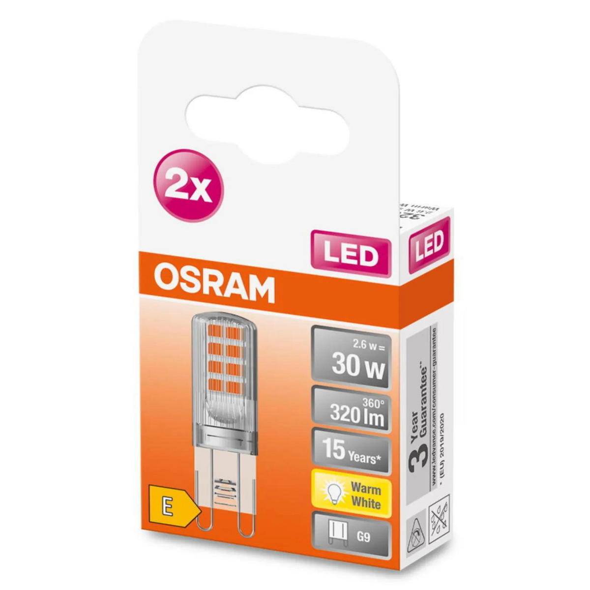 LEUCHTMITTEL G9 - Brenner Set - Transparent, Kunststoff (1.5/4.7cm) - Osram