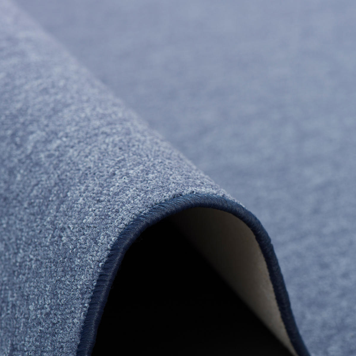 FEINSCHLINGEN VELOUR TEPPICH STRONG - Dunkelblau, Textil (80/400cm) - Snapstyle