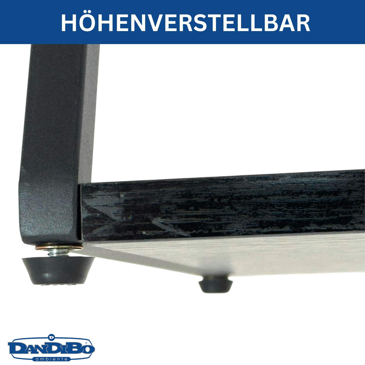PFLANZENSTÄNDER Metall Schwarz Eckig 80 cm Hoch - Schwarz, Metall (30/80/30cm) - DanDiBo