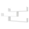 WANDREGAL Trio 003 - Weiß, Holzwerkstoff (119/55/18cm) - MIRJAN24