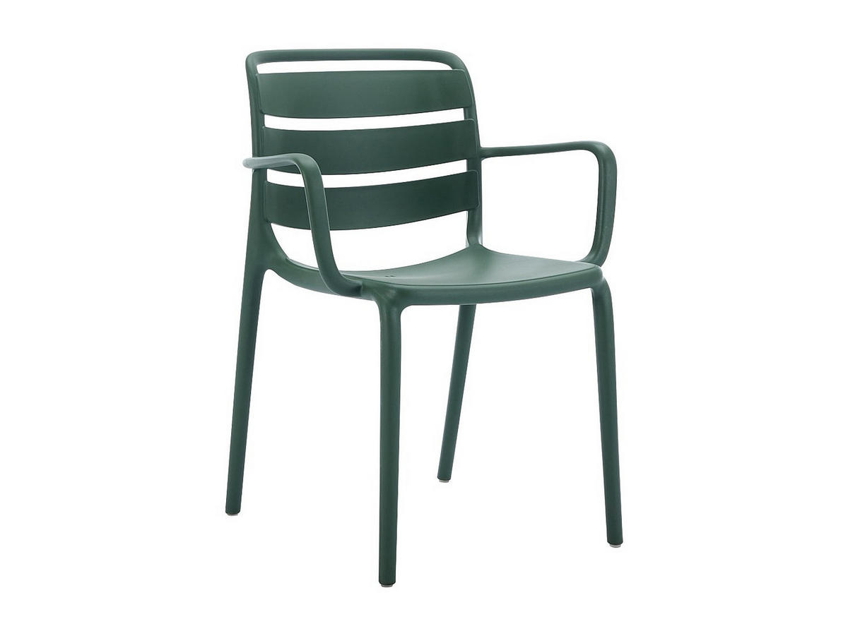 GARTENSTUHL - 2 -Sitzer - Polypropylen - tannengrün - MOAH - Grün, Kunststoff (60/81/56.5cm) - Vente-Unique