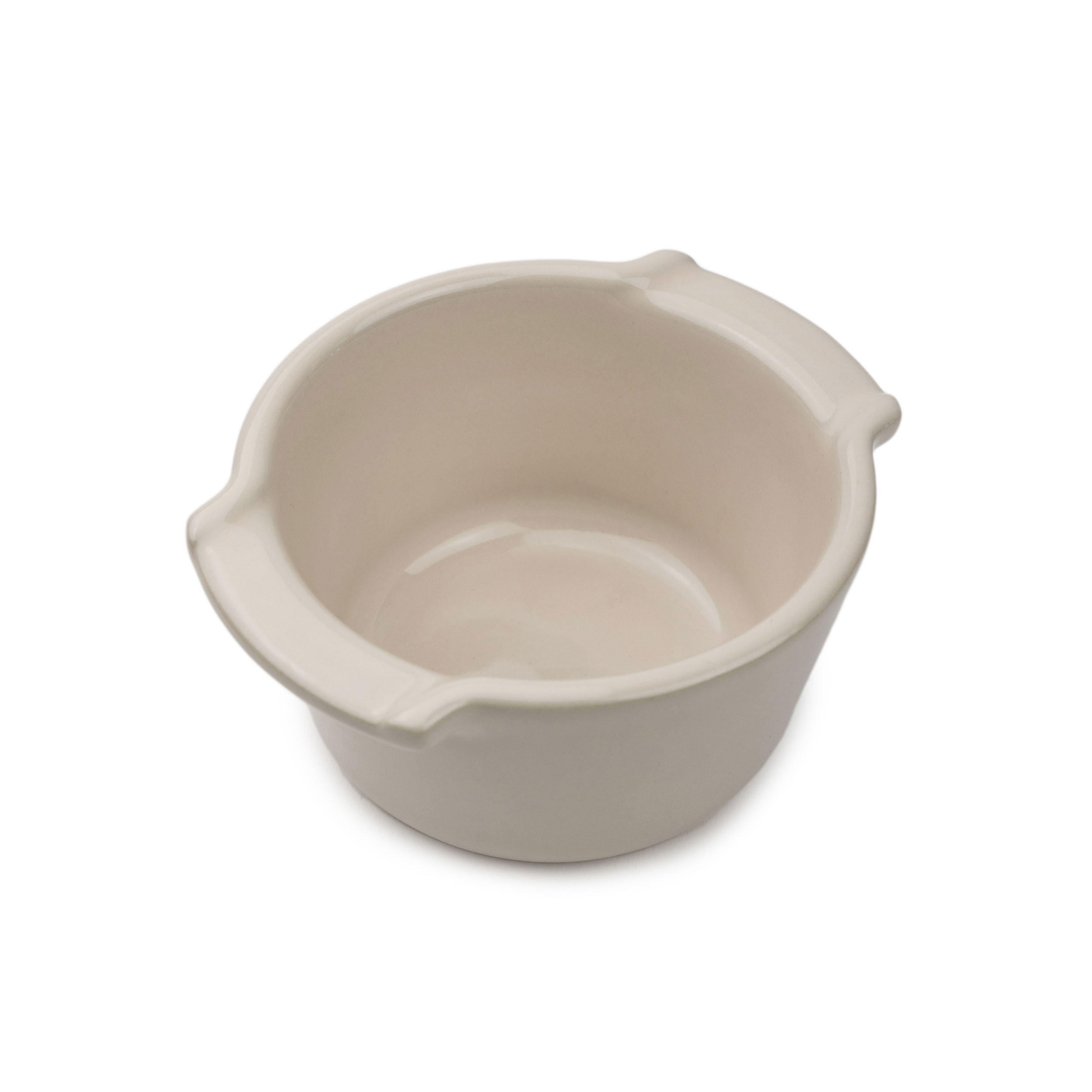 AUFLAUFFORM Ramekin 2er Set Keramik Ecru Ofenfest - Weiß, Keramik (11/11/5.6cm) - PEUGEOT